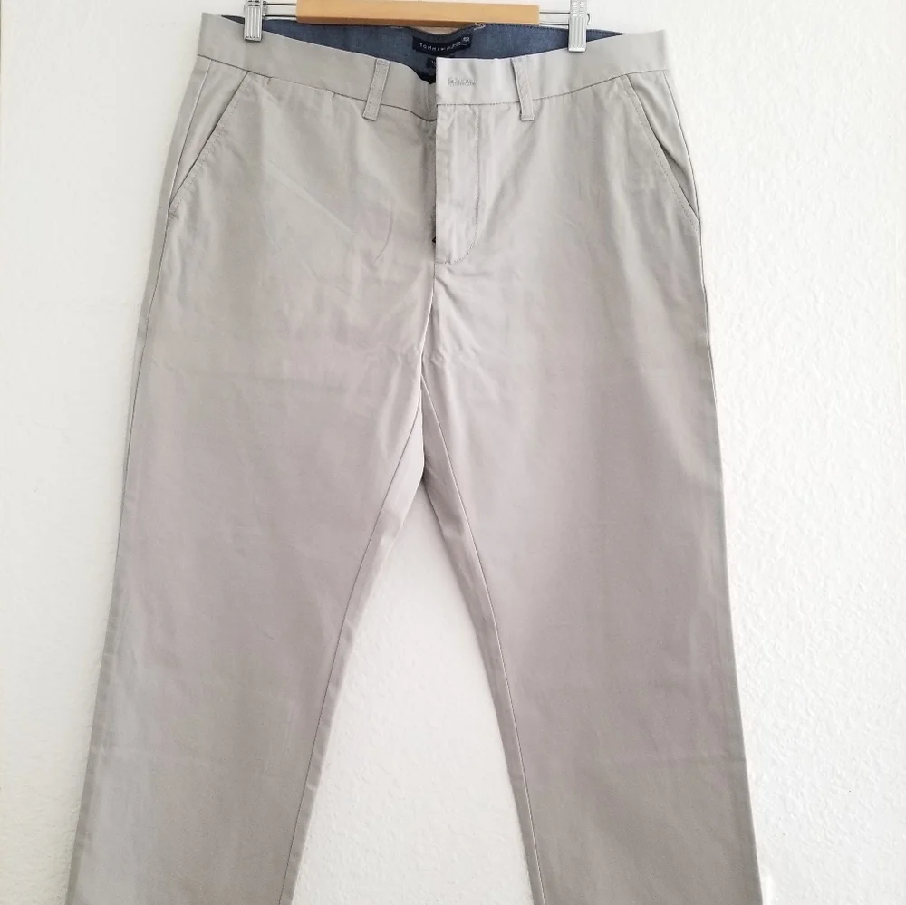 Tommy Hilfiger Mens Pants Gray Size 36/30 - Picture 3 of 9